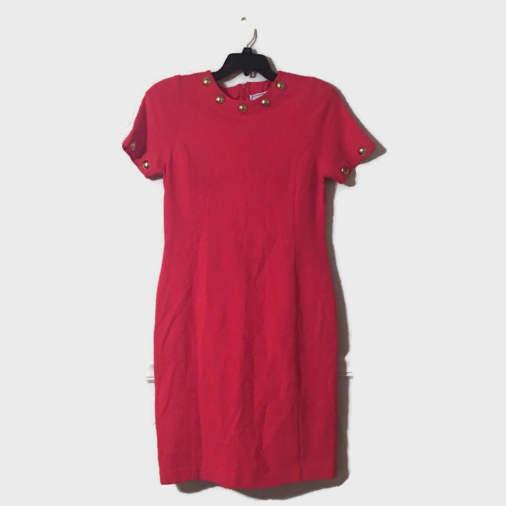 Adrienne Vittadini Orange Dress